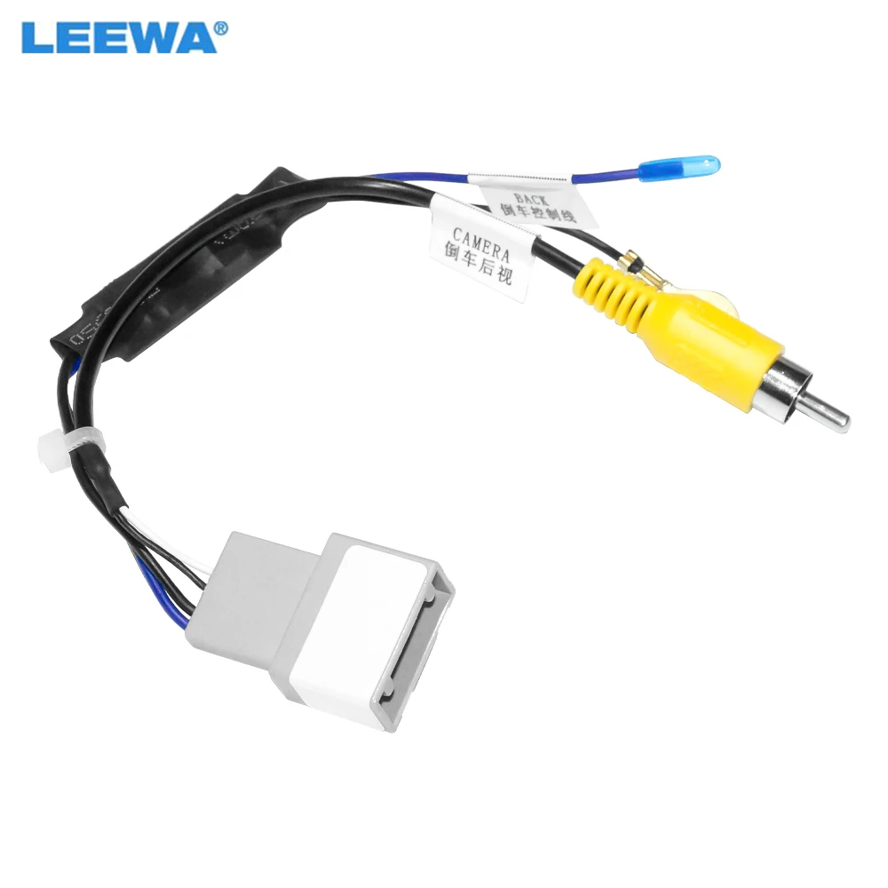 

LEEWA Auto 7-pin Reverse Camera Output Video Adapter Wiring Cable For Honda CRV Original Factory Car Camera Video Output