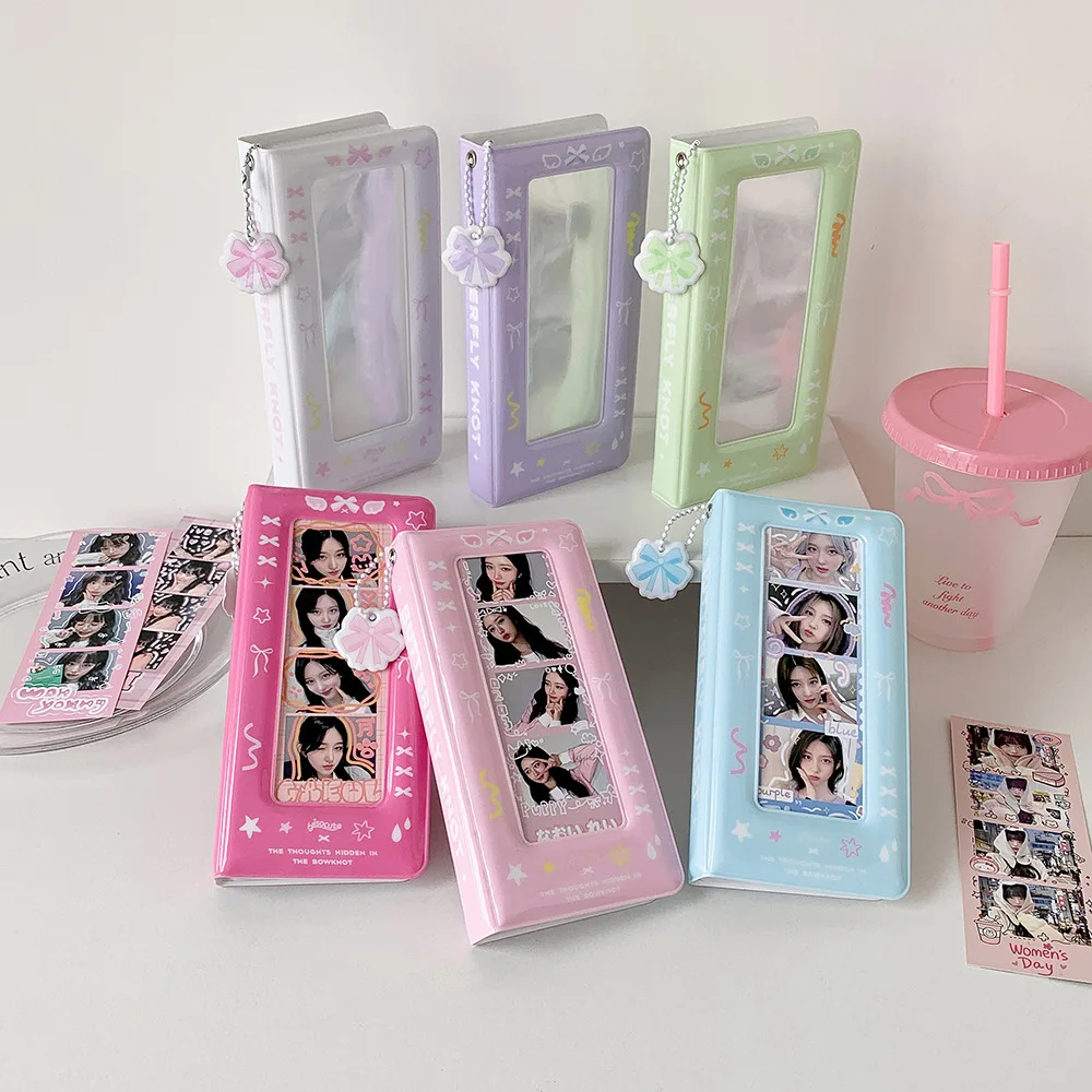 

3in ID Photo Korean Photocard Holder Decoration PVC Card Cover Idol Card Display Protector Idol Photo Card Korean Style