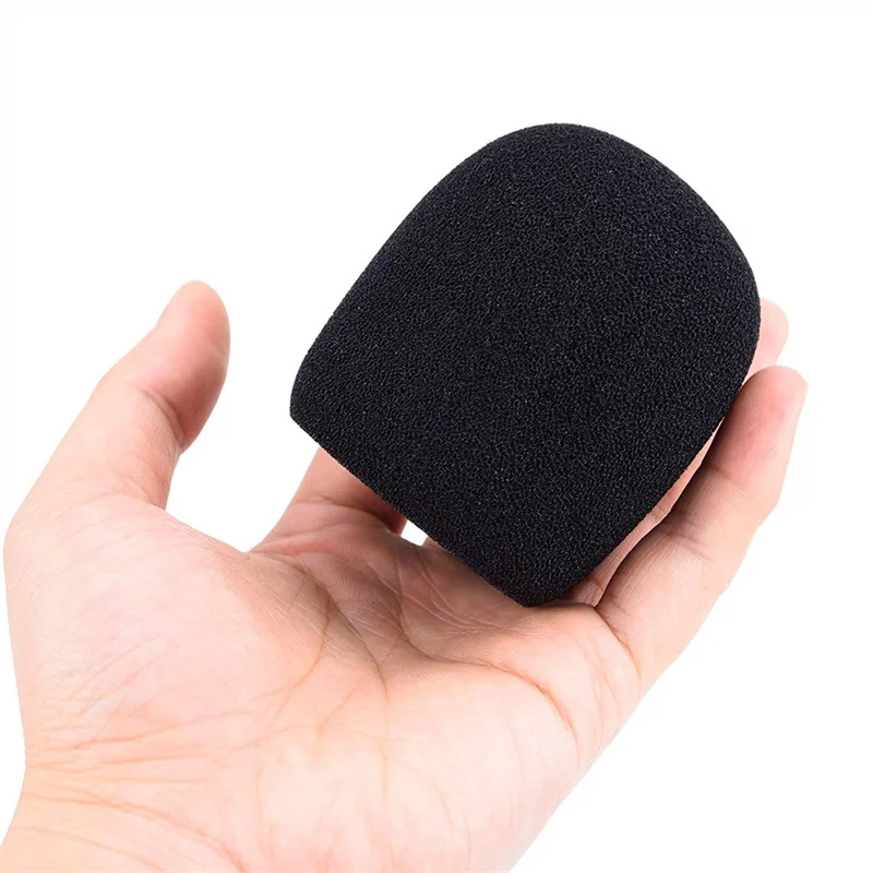 Small Foam Mini Mic hood For Headset Microphone Mic Cover For Headset Protection For Lavalier Foam Covers