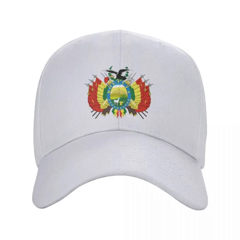 

Punk Unisex Coat Of Arms Of Bolivia Trucker Hat Adult Adjustable Baseball Cap for Men Women Hip Hop