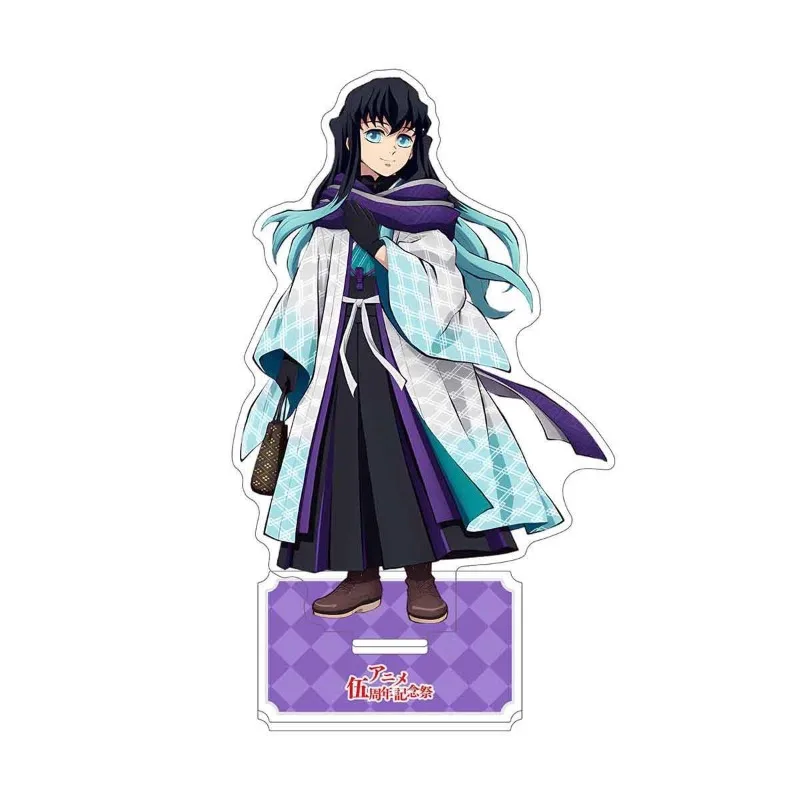 Demon Slayer: Kimetsu No Yaiba Kanroji Mitsuri Tokitou Muichirou 5th Anniversary Acrylic Stand Figure Anime Peripheral Ornament