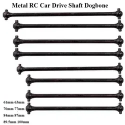 2pcs Metal Steel Drive Shaft Dogbone Overall Length 61mm 63mm 70mm 77mm 84mm 87mm 89.5mm 100mm for Redcat hsp Wltoy RC Car
