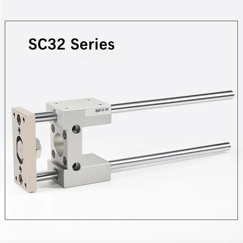 Pneumatic Standard Cylinder Linear Guide Rail For SC SU DNC Piston SC32 SC40 SC50 Guiding Support Bracket Mounting Accessories