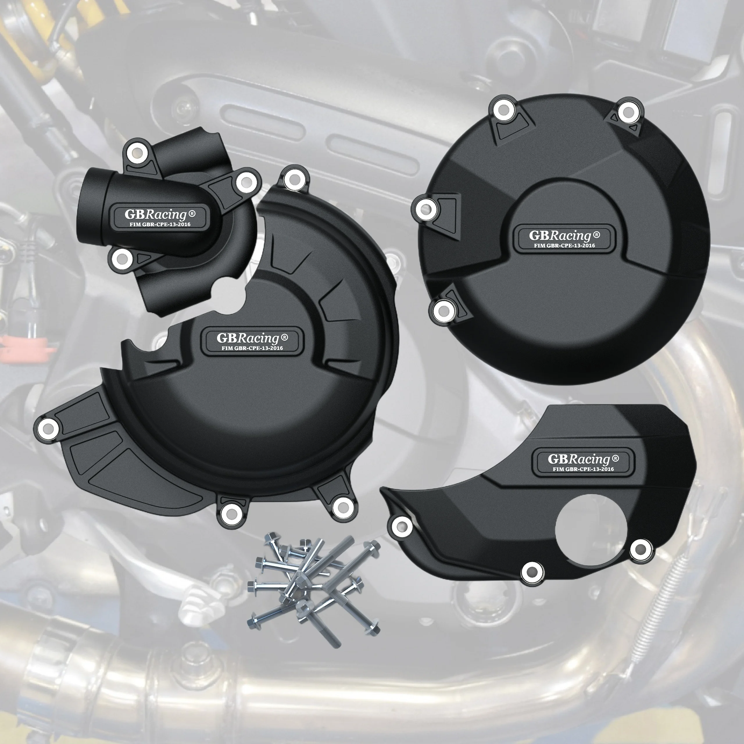 

For Ducati Monster 1200 1200S 2017-2021 GBRacing Engine Cover Protection Motorcycle Case Accessories