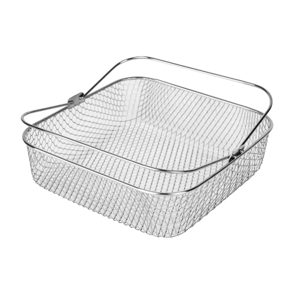 

Square Stainless Steel Air Fryer Basket For 5.8QT 6QT Air Fryer Accessories Utensilios De Cocina Freidora De Aire