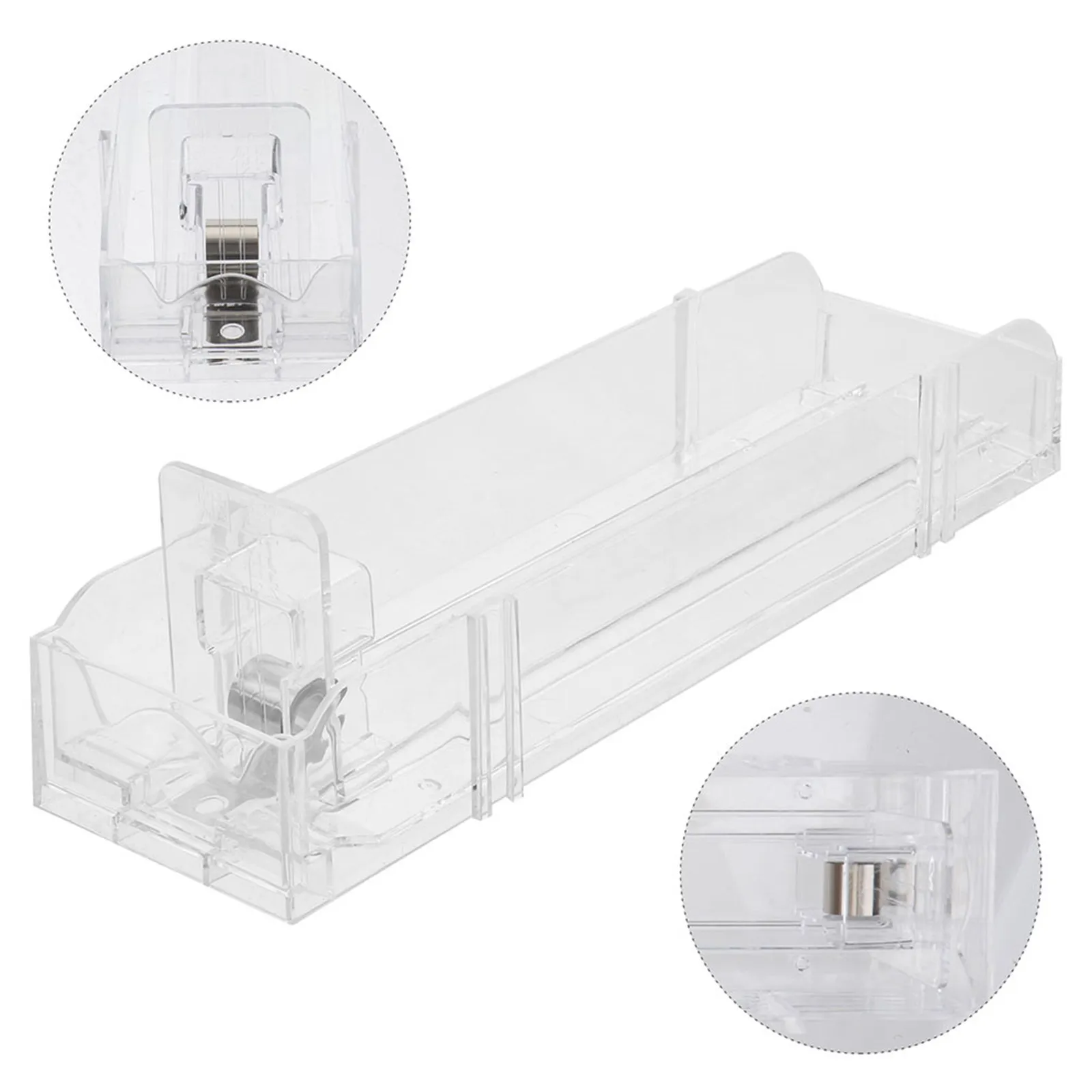 5 Pcs Shelf Auto Cigarette Showcase Display Stand Rack for Retail Store Transparent Auto-push