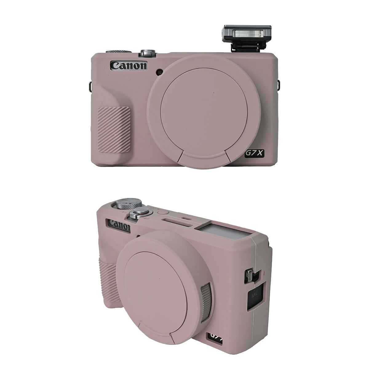 حقيبة الكاميرا واقية سيليكون الجلد غطاء الجسم لكانون Powershot G7X مارك III II SX740 SX740HS G7XIII G7XM3 G7X3 G7X2