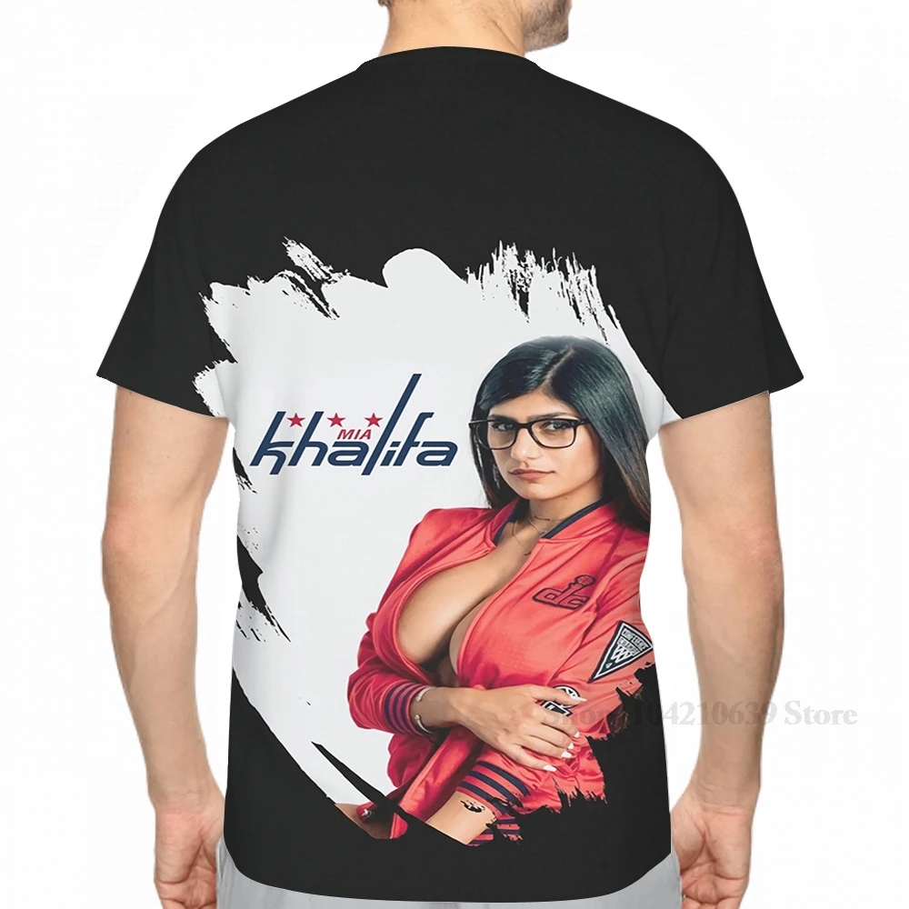 All over print Mia Khalifa T shirt men T-Shirt women fashion girl t shirt boy tops tees Short Sleeve tshirts