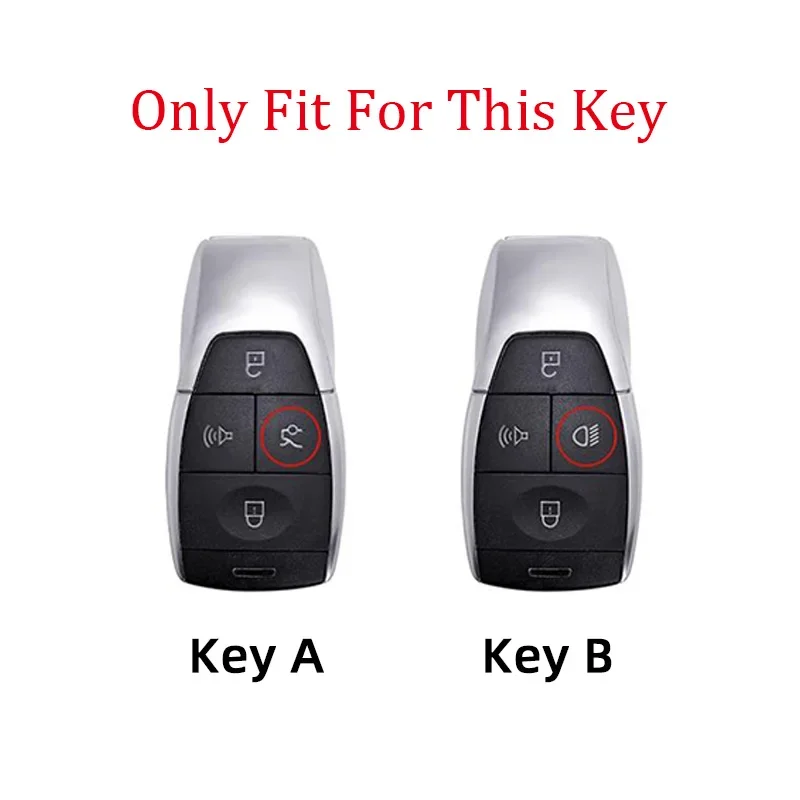 Zinc Alloy 4 Button Smart Key Fob Cover Case Car Keyring Protector for Baic Beijing X7 BJ40 PLUS EX5 EU5 EC5 BJ80 Keychain Shell