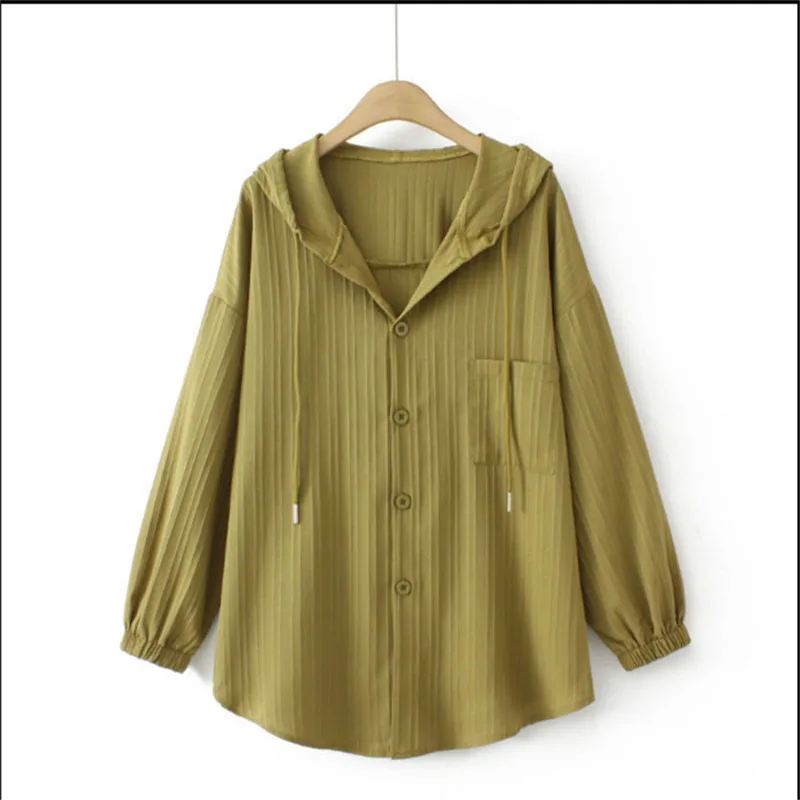 Korean Women Xiaoxiangfeng Cardigan Jacket Sun Protection Jacket Summer Female Thin Style Loose Fit Hooded Sunscreen Coat