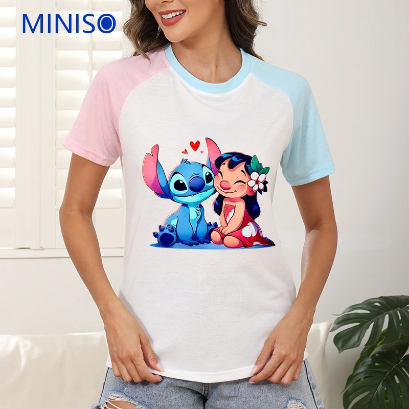 

Ladies Large Size Summer Clothes Woman Printing Disney Mickey Mouse Cartoon T-Shirt Y2k Top Trends 2025 Female Clothing