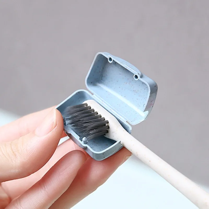 Zahnbürstenkopf-Schutzhülle Tragbare Zahnbürsten-Schutzhülle Bürstenhalter-Clip für Reisen & Haushalt Wiederverwendbar Umweltfreundlicher Kunststoff – Detail 9
