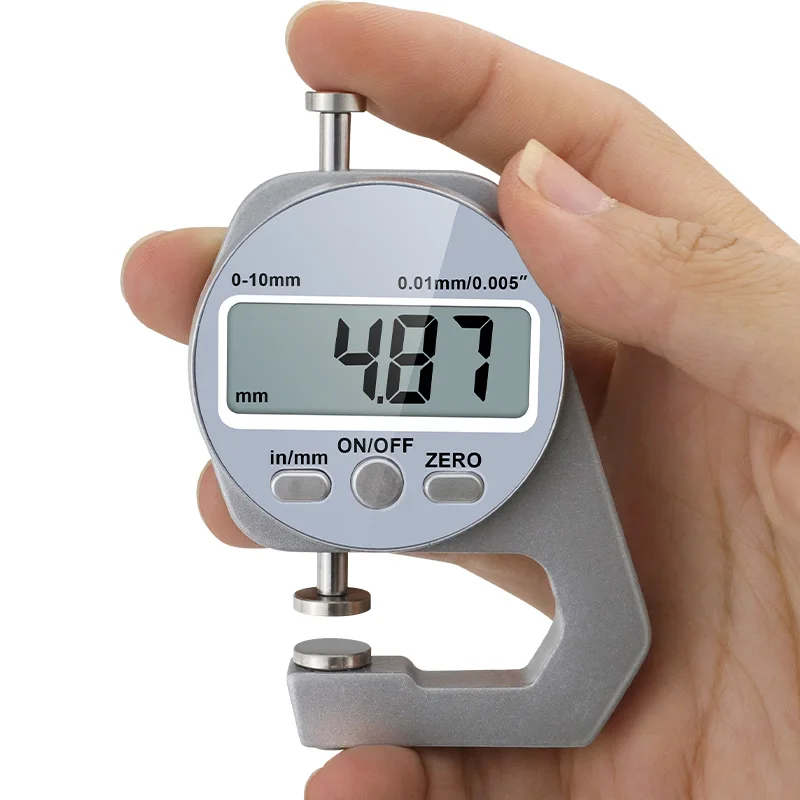 1Set Electronic Digital Thickness Gauge Meter Mini 0.01MM 0-10 MM Tester Micrometer  Measure Tool