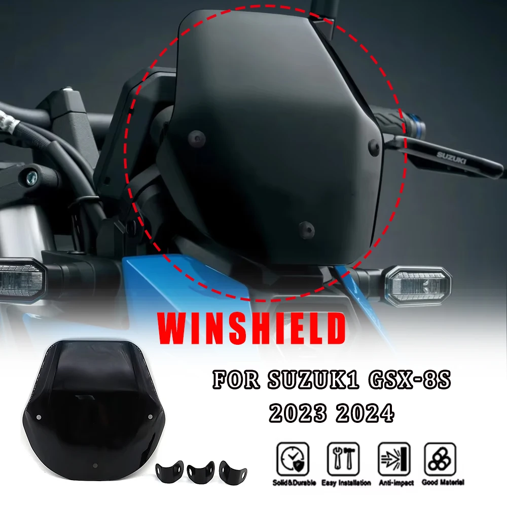 

Подходит для Suzuki GSX-8S GSX 800S GSX S8S GSX8S 2023 2024, аксессуары для мотоциклов, ветровое стекло, козырек, дефлектор