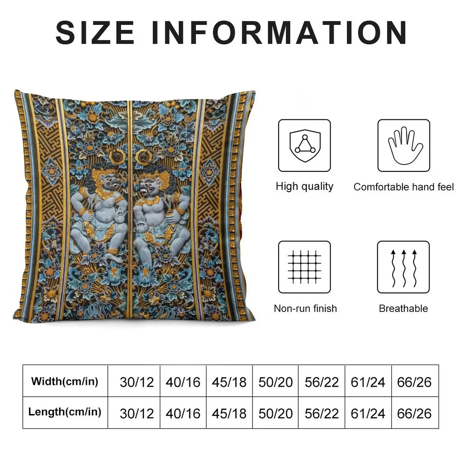 Bali Island Balinese Art Throw Pillow Pillow Cover Throw Pillow Ornamental Luxury Living Room Decorative Cushions