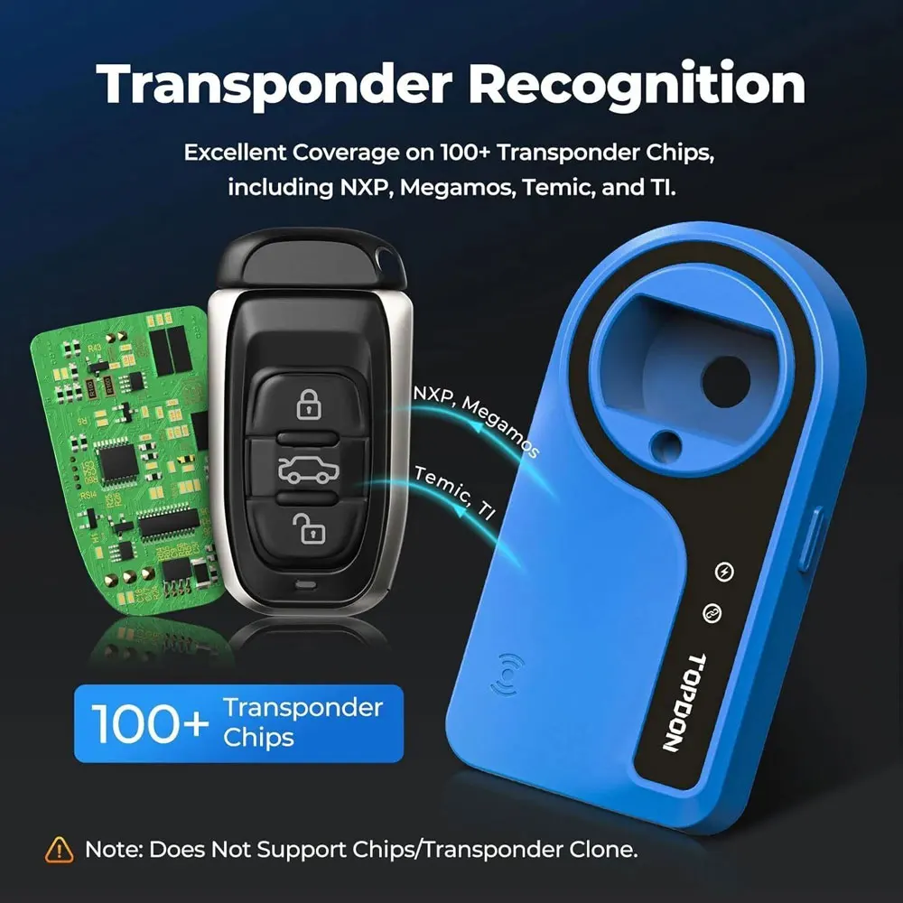 TOPDON T-Darts Key Program RFID Chip Tool Bluetooth Transponder Remote Tester Support ONE Plus T-Ninja Pro UltraDiag Topscan Pro