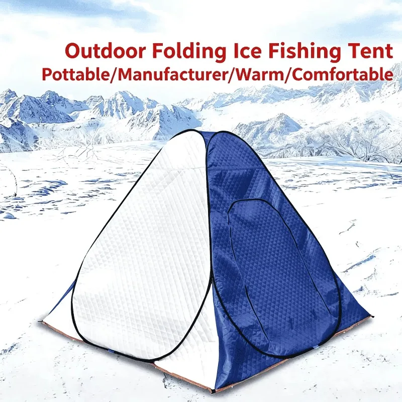 Winter Waterproof Outdoor Camping Tent Double Layer Extended Type Three Bedrooms & Living Room Hunting Ice Fishing Tent