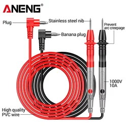 ANENG PT840 Digital Multimeter Probe Universal 1000V 10A Test Lead Needle Pin Wire Pen Cable Kit Current Voltmeter Tester Wire