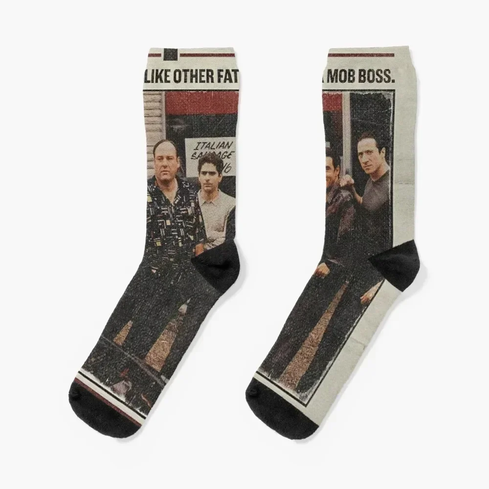 

The Sopranos Socks designer brand colored custom with print Socks For Men Women's