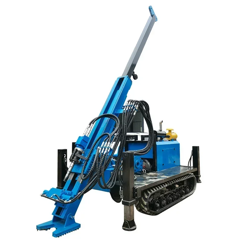 Fast Speed Earth Hydraulic Drill Mine Exploration Full Hydraulic Drill Rig of 400m Depth