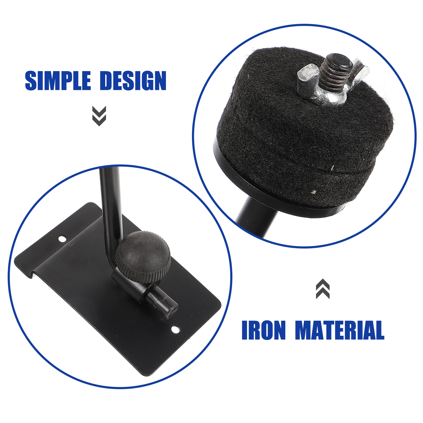 

Metal Cymbal Arm Stand Cymbal Display Stand Durable Iron Material Safe Useful Not Easy Deform Break Firm Practical