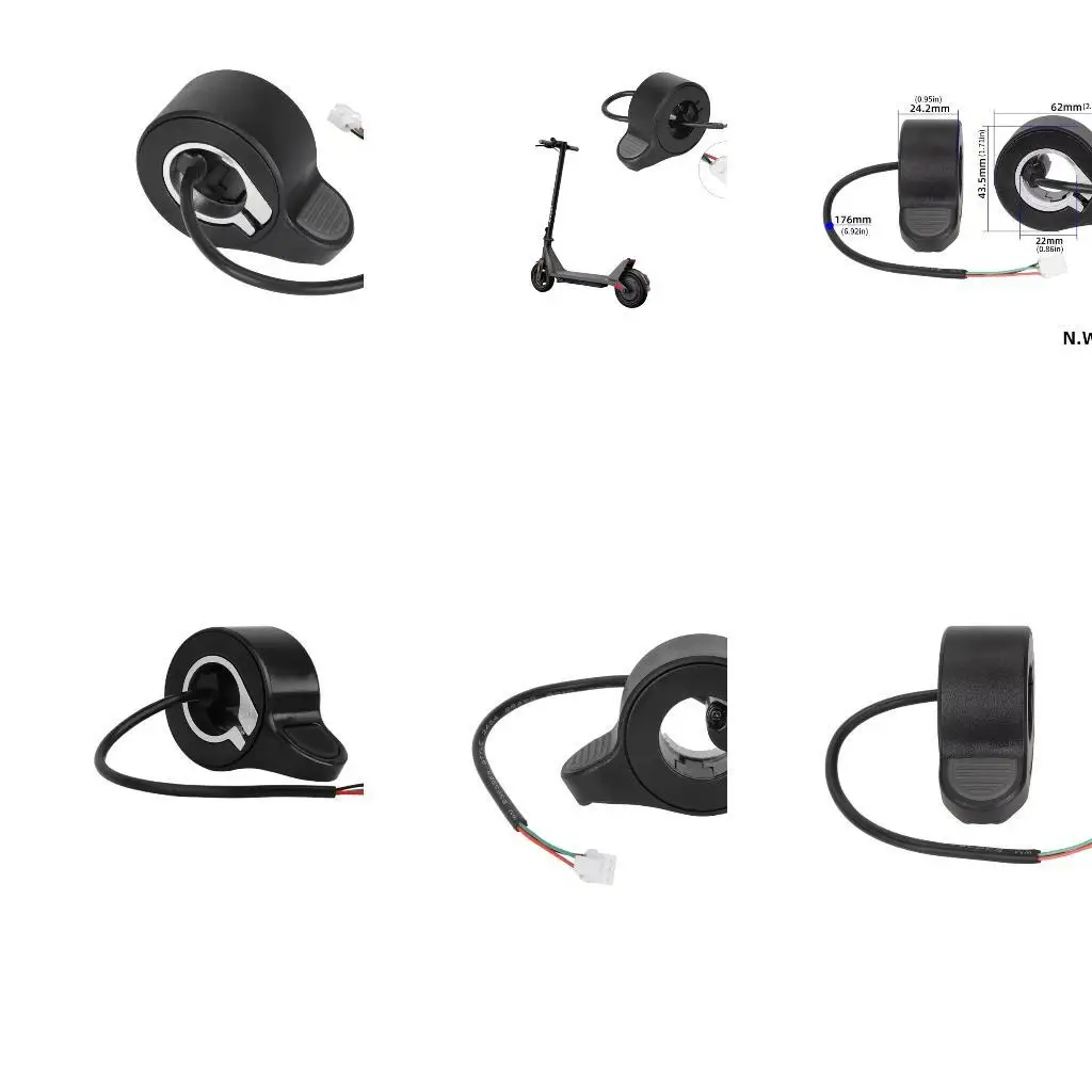 

Y1UC Common Skateboard Speeds Thumb Throttles Accelerators Fast Assembly Strong Plastic Waterproofed for City Explorers