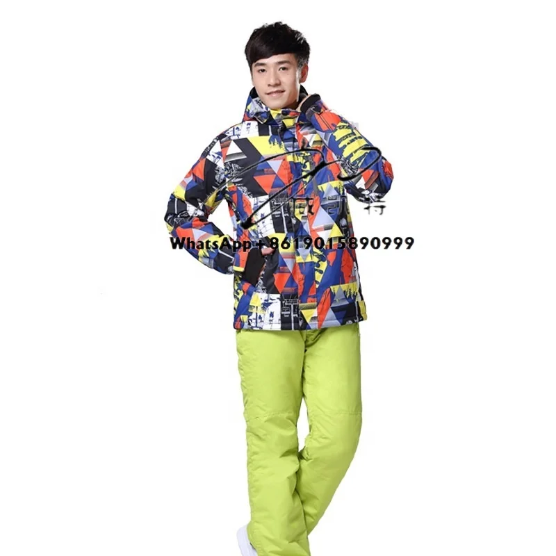 Nouveauté gros vêtements de Ski vêtements de Sport polaire à l'intérieur de la grue Sport neige coupe-vent vêtements de Ski ensemble d'équipement de Ski