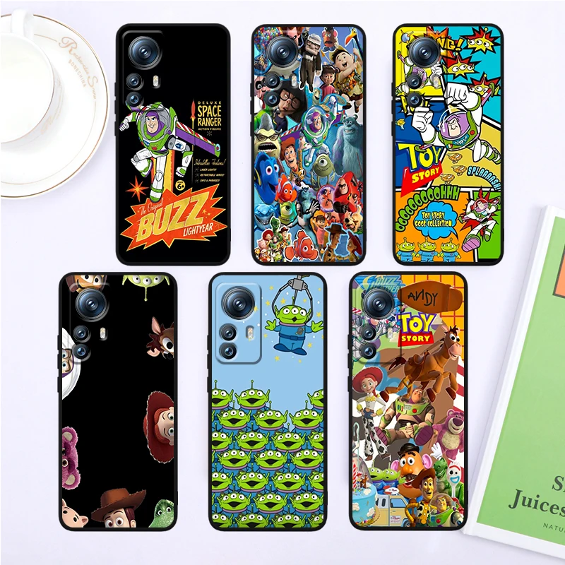 

Toy Story Cartoon Animation For Xiaomi Mi 13T 13 12T 12 11T 11i 11 A3 10T 10 9 Pro Lite Ultra 5G Black Back Phone Case