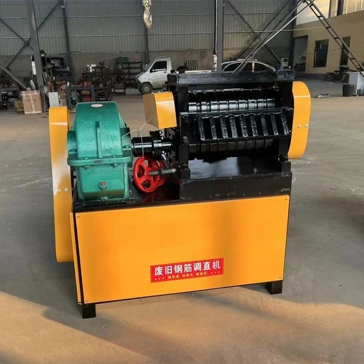 Waste steel bar straightening machine Multi-slot steel bar straightening machine Threaded steel bar waste straightening machine