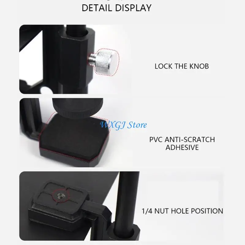 37JE Simple Transport Flexible Computer Clamps For Backpacking Outdoor And Outside Tasks