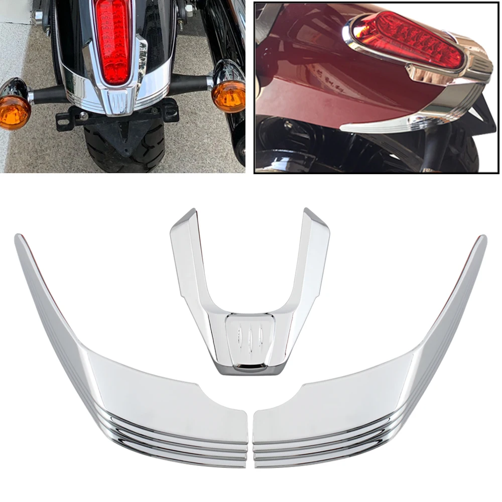 

Motorcycle Rear Fender Trailing Edge Tip Cover Front Fender Skirt Front Rear Fender Extended Tip Skirt For Indian Scout 15-2020