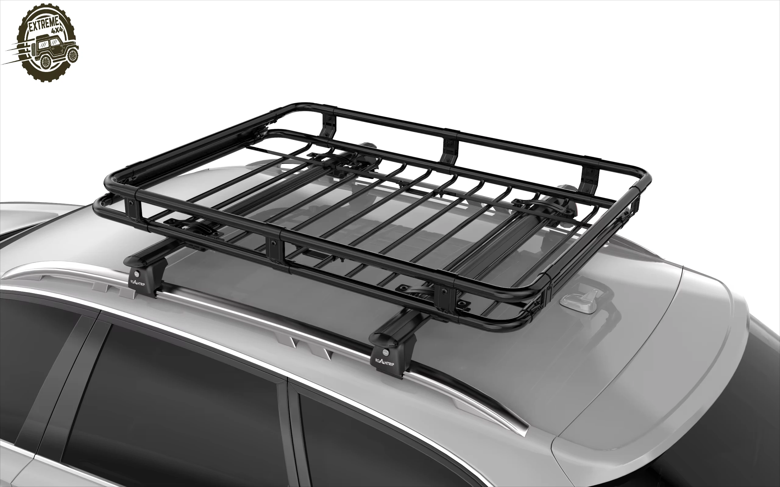

Jeep Wrangler JK & Toyota RAV4 Steel Universal Cross Bars Roof Rack with High Load Capacity