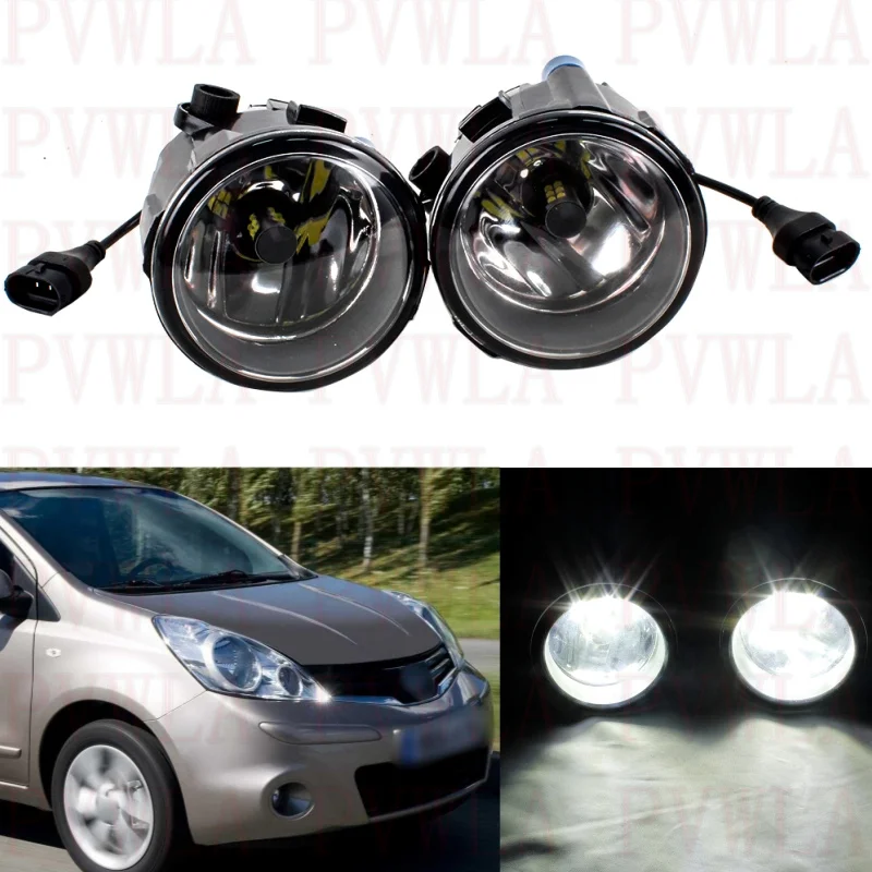 

2pcs Front Fog Lamp Lights With LED Bulbs 261508990B For Nissan Note (E11) 2004 2005 2006 2007 2008 2009 2010 2011 2012 2013