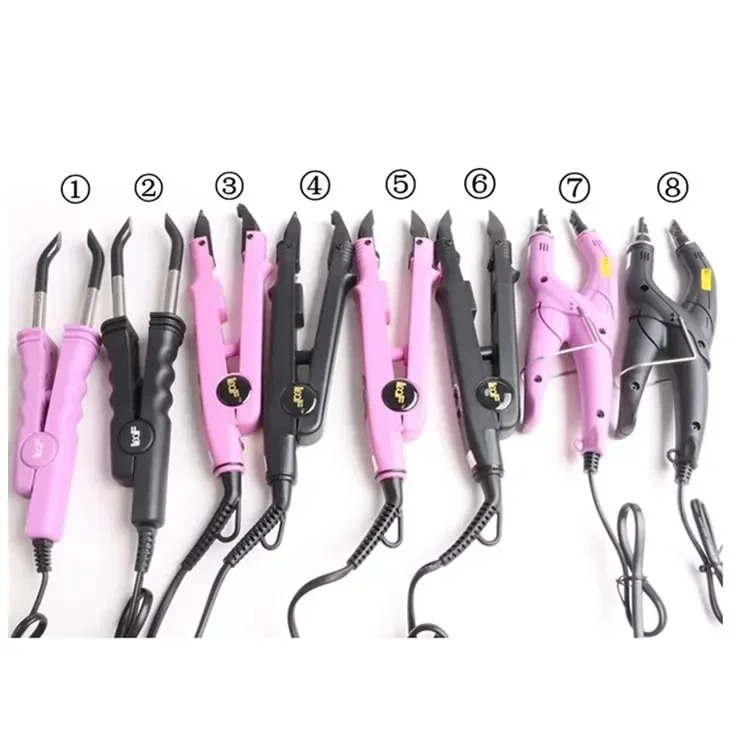 

Professional Heat Connector Crimping Hair Curling Mini Flat Irons Hair Straightener For Keratin Hair Extensions