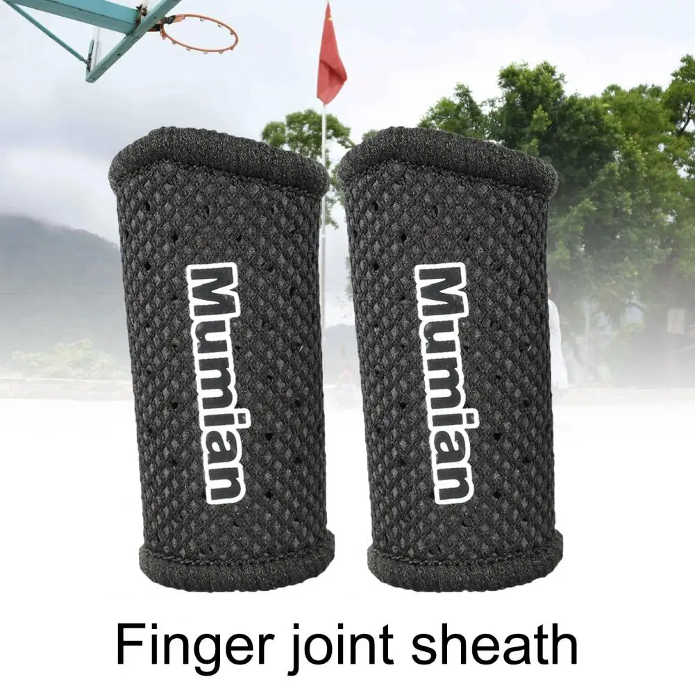 

1 Pair Mumian A71 Finger Protector Breathable Soft Stylish Easy To Use Stretch Elastic Arthritis Finger Stall For Basketball