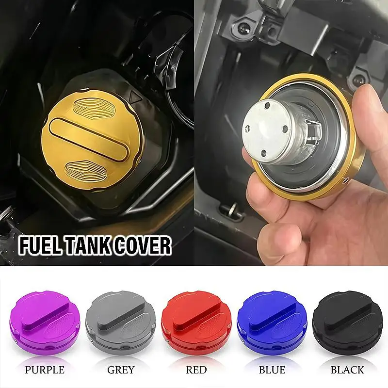 Motorcycle Fuel Tank Cover Upgrade Aluminum Alloy Scratch Resistant Protector for Beginner Motorcycle Riders