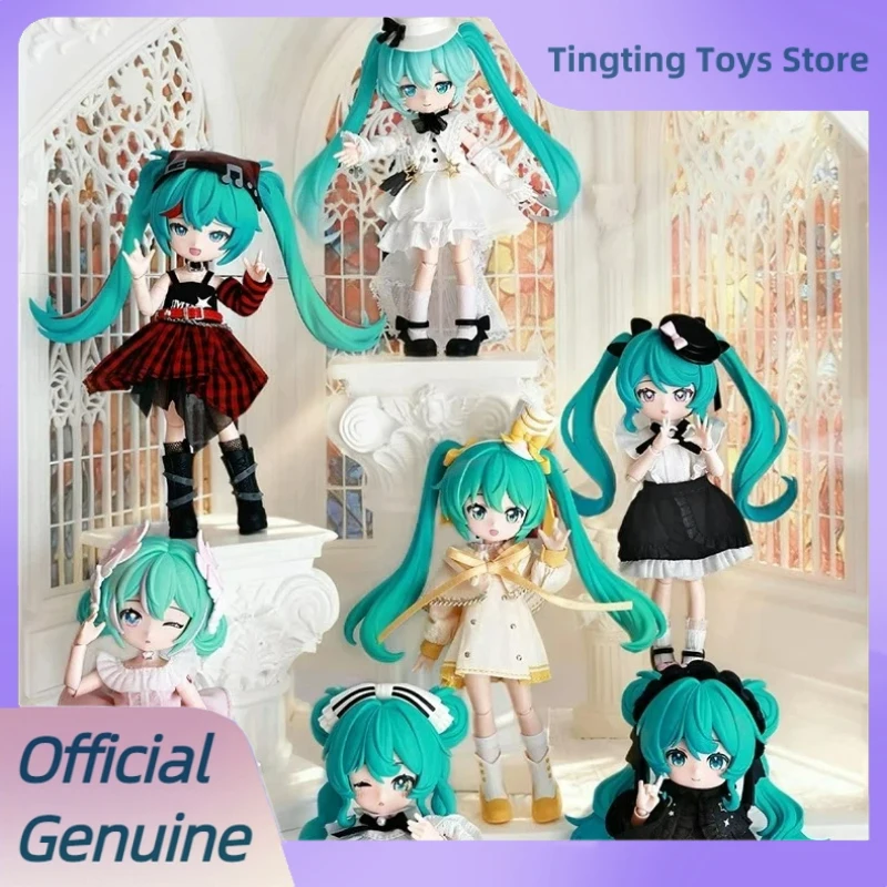 オリジナル初音ミクボーカロイドシリーズブラインドボックス-14-センチメートルミクかわいい-bjd-ミステリーボックス装飾アニメフィギュアコレクション子供ギフト