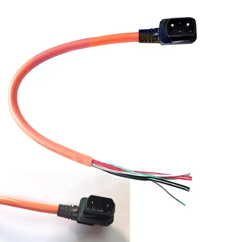 Motorcycle Lithium Battery Connector Charger Socket Line Circular Line Square Line For Super Soco TC TS Tsx Cu