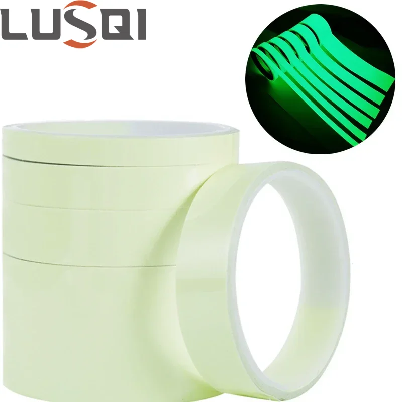 LUSQI Alert Floor Light Design Storage Stairs Anti-Slip Stickers Reflective And Fluorescent Properties Practical Home Gadgets