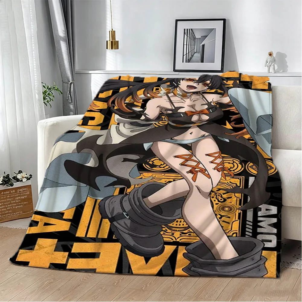3D Cartoon G-GACHIAKUTA-S  Anime Game Flannel Blanket Soft Throw Blanket Art For Home Decor Bedroom Bed Sofa Picnic Fans Gifts