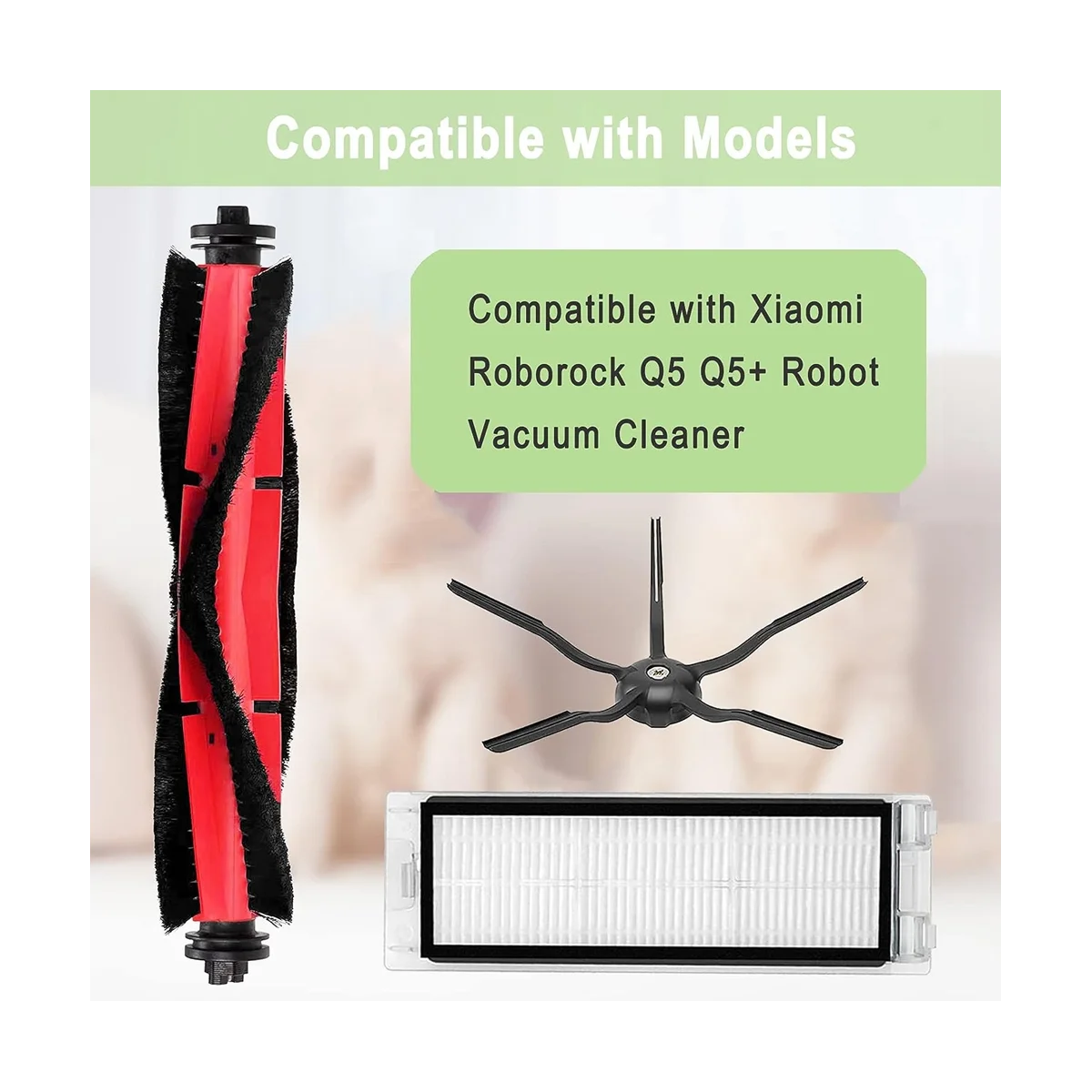 Per Q5 Q5 + Robot aspirapolvere spazzola laterale principale filtro Hepa pezzi di ricambio di ricambio
