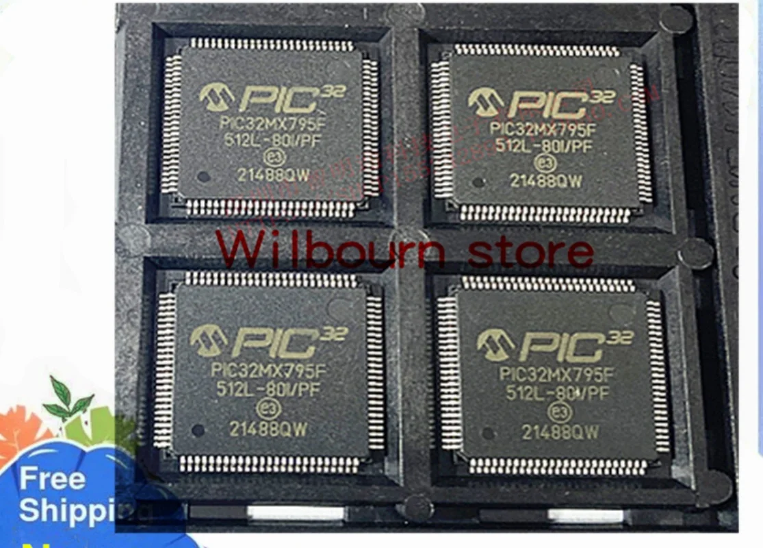 

1PCS/LOT PIC32MX795F512L-80I/PF PIC32MX795F 512L-80I/PF TQFP100 100% New original