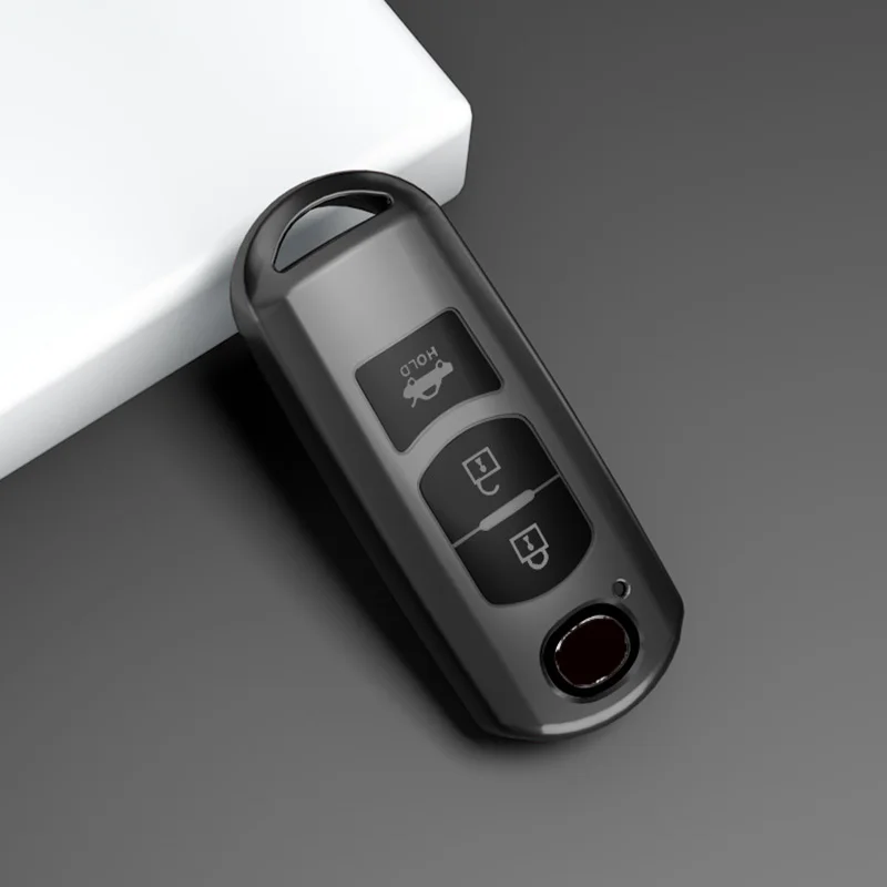 TPU Car Remote Key Case Cover Shell Fob For Mazda 2 3 6 Atenza Axela Demio CX-5 CX5 CX-3 CX7 CX-9 CX30 MX-5 Accessories Keychain