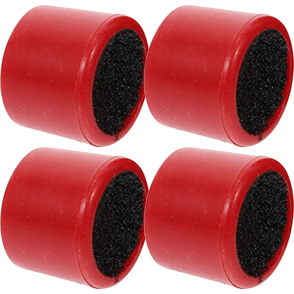

4pcs Billiard Tip Shaper Plastic Portable Pool Cue Maintenance Tool Double-Sided Cue Head Sander Mushroom Shaper For Snooker