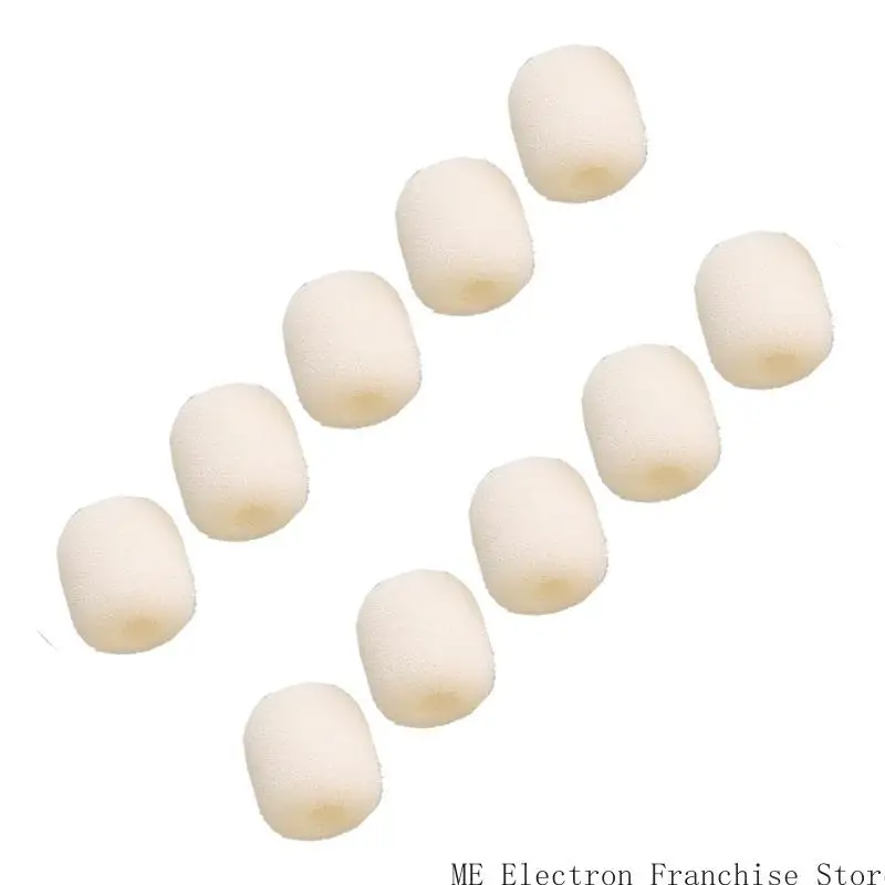 T5EA 10PCS HEASTSETS Microphones Foam Cover Windschreens Poam Microphones Защитники
