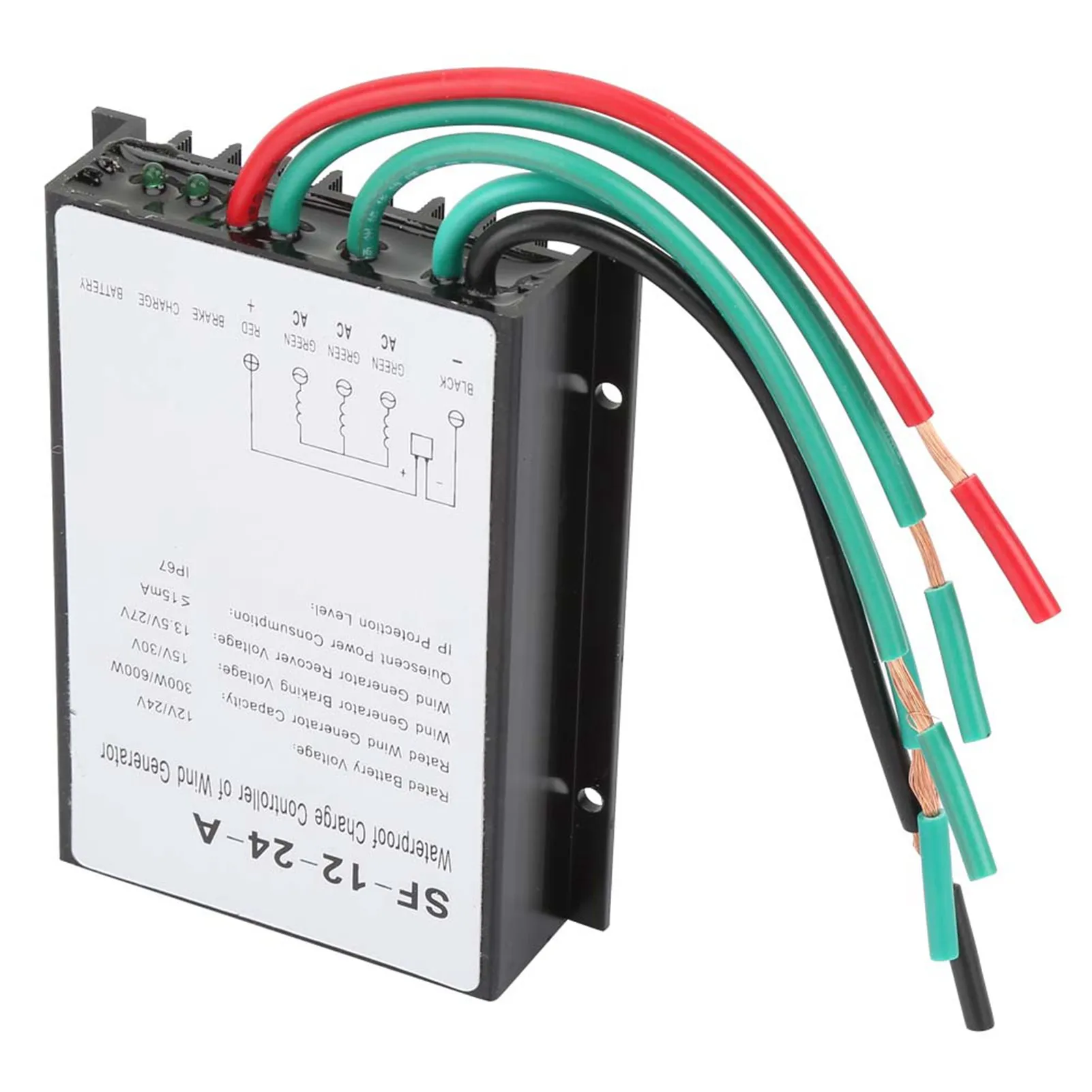 Wind Turbine Charge Controller 300W/600W Waterproof Wind Turbine Generator  Controller Regulator Wind Turbine Controller