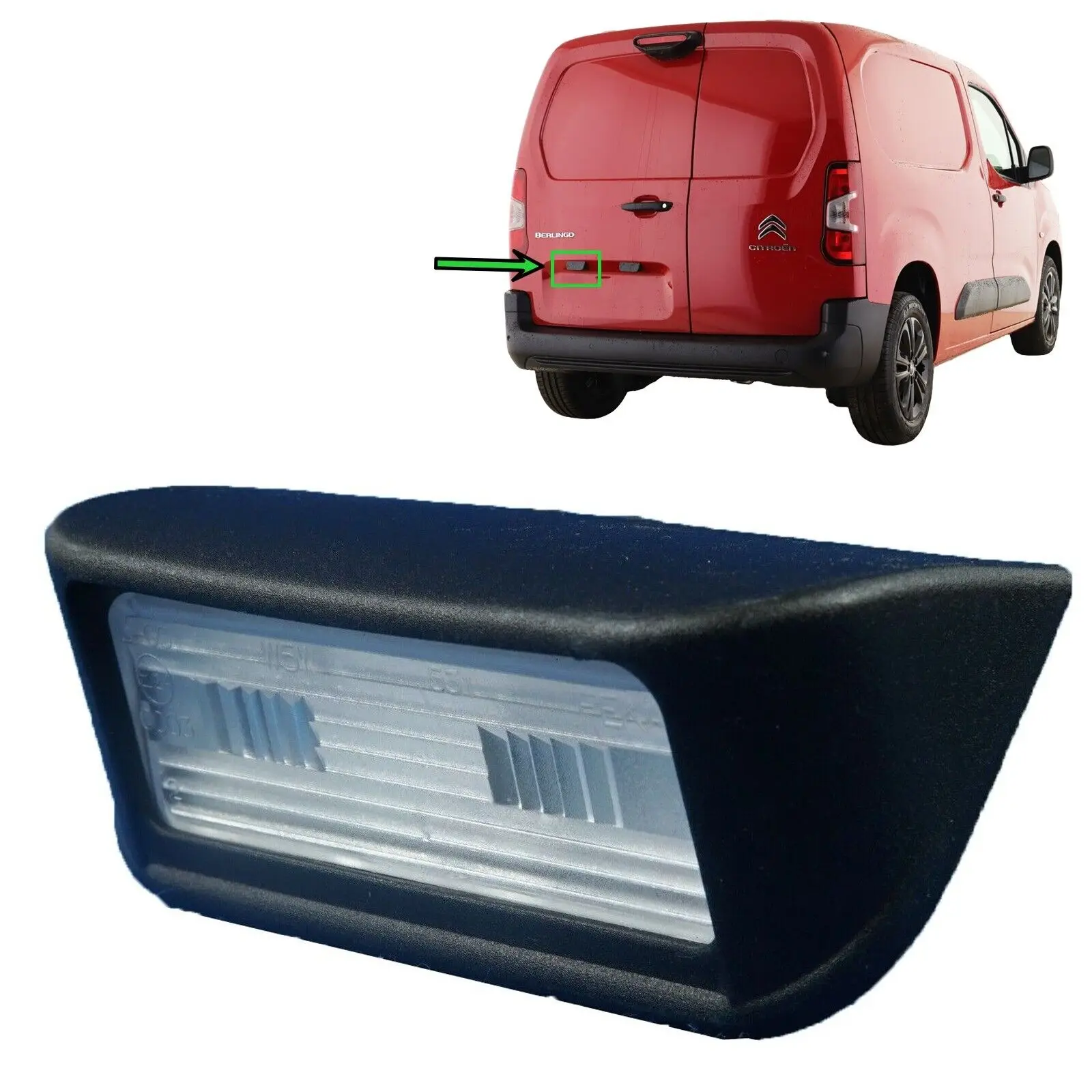 

Rear LED License Plate Light For Citroen Peugeot License Plate Signal Indicator Light 6340G7 Auto Repair Parts Lamp Light