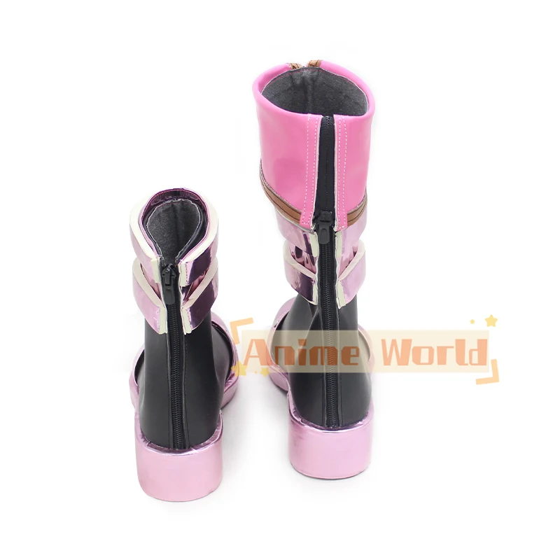 Umamusume Pretty Derby Narita Brian Cosplay Shoes Boots Narita Brian Cosplay Brown Black Long Ponytail  Hair For Halloween Party