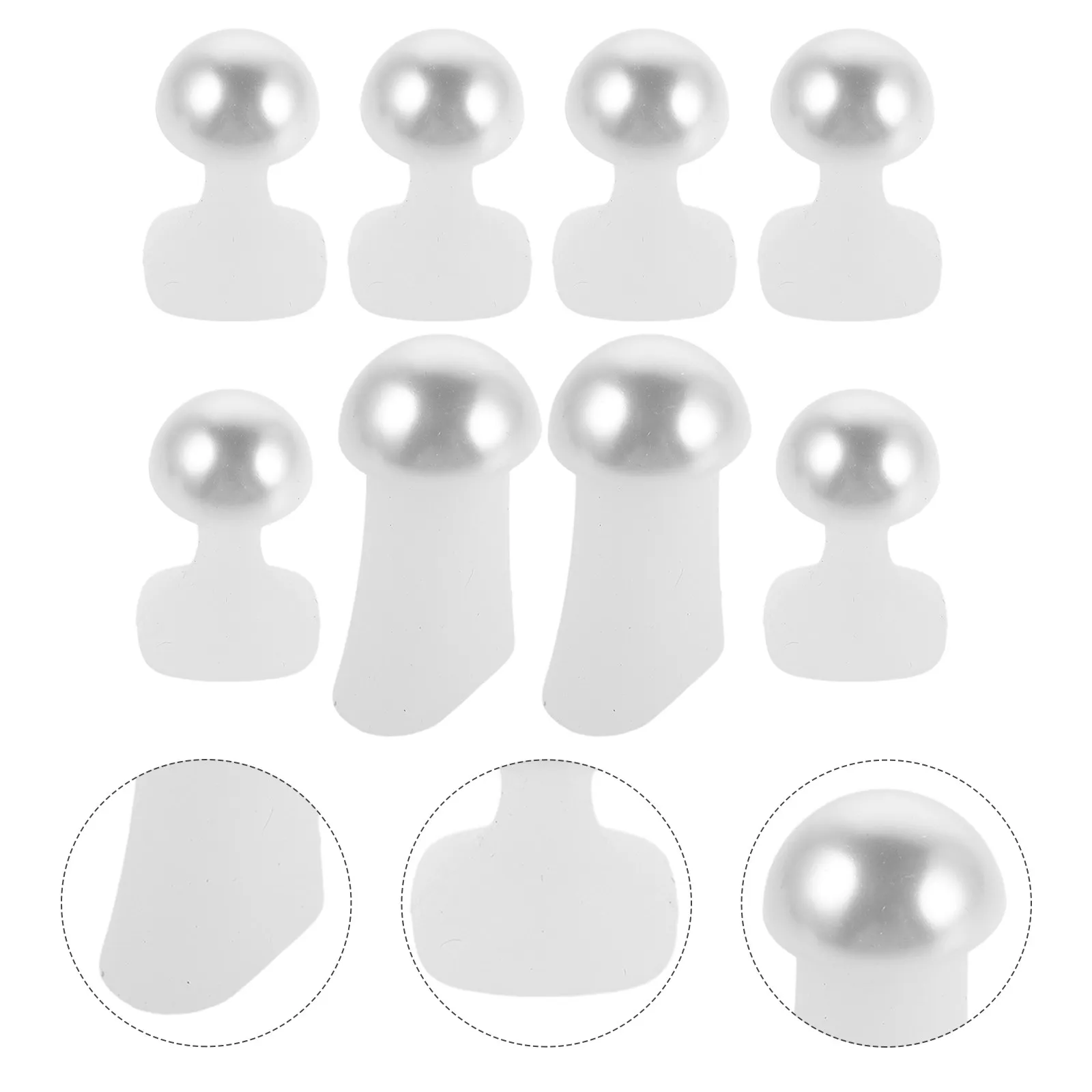 

24Pcs Silicone Toe Separators Pedicure Fake Toe Dividers Nail Polish Accessories Home Salon Use Pedicures Accessories