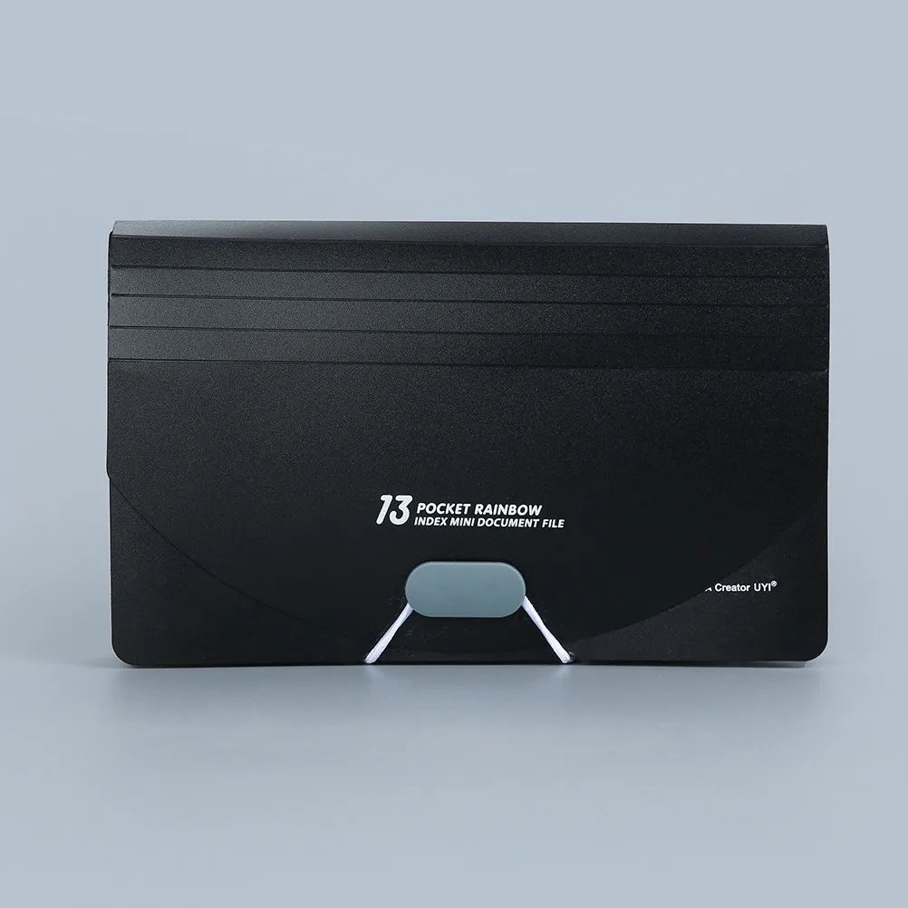 

Папка-аккордеон А6 на 13 отделений, органайзер для квитанций, расширяющаяся папка для документов, портативная, с трехсторонней герметичной застежкой для квитанций